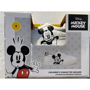 New Children's Size 1 Disney Mickey Mouse Character Shoes